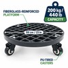 Heavy Duty Rolling Plant Caddy with 440 lb Capacity, 360°
