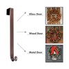LBSUN Wreath Hanger, Adjustable Over The Door Wreath Hanger Wreath