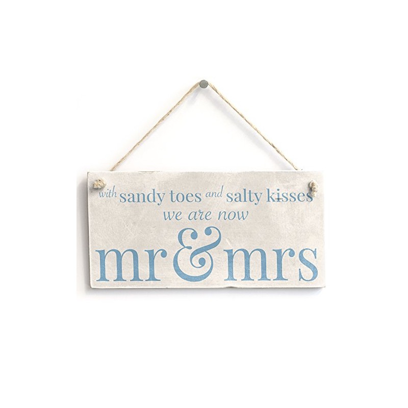 with Sandy Toes .. Mr & Mrs - Handmade Wooden