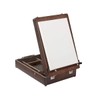 KINGART 702 Adjustable Wood Table Sketchbox Easel, Premium Beechwood Espresso