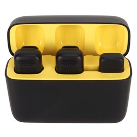 goodstumbler Wireless Lavalier Microphone with Noise Reduction, Mini Lapel Mic and Charging Case for Live Streaming, 2.4G Type C Receiver