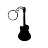 FTWDesign Acoustic Guitar Keyring, light brown