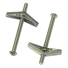 3/16 Inch X 3 Inch Hollow Wall Anchor Toggle Bolts - Qty (50)