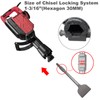 HIGOSPRO 4 Inch Wide Tile & Thinset Scaling Chisel for