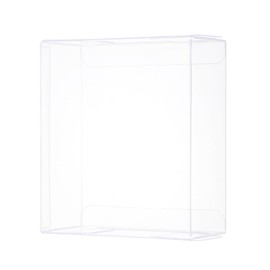 MECCANIXITY Plastic Retail Boxes 1.9"x4.1"x4.7" (48x105x119 mm) Gift Box with Protecting Film for Candy, Cookies, Christmas, Wedding, Party Wrapping Clear Pack of 30