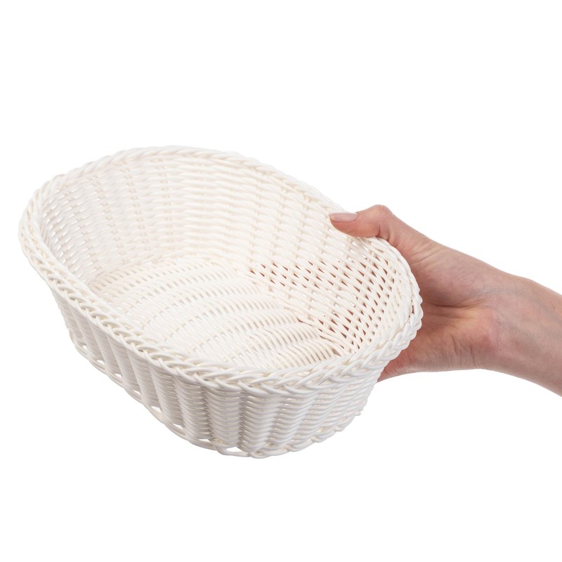 KADAX Braided Basket, Polypropylene Bread Basket, Fruit Basket, Food Basket