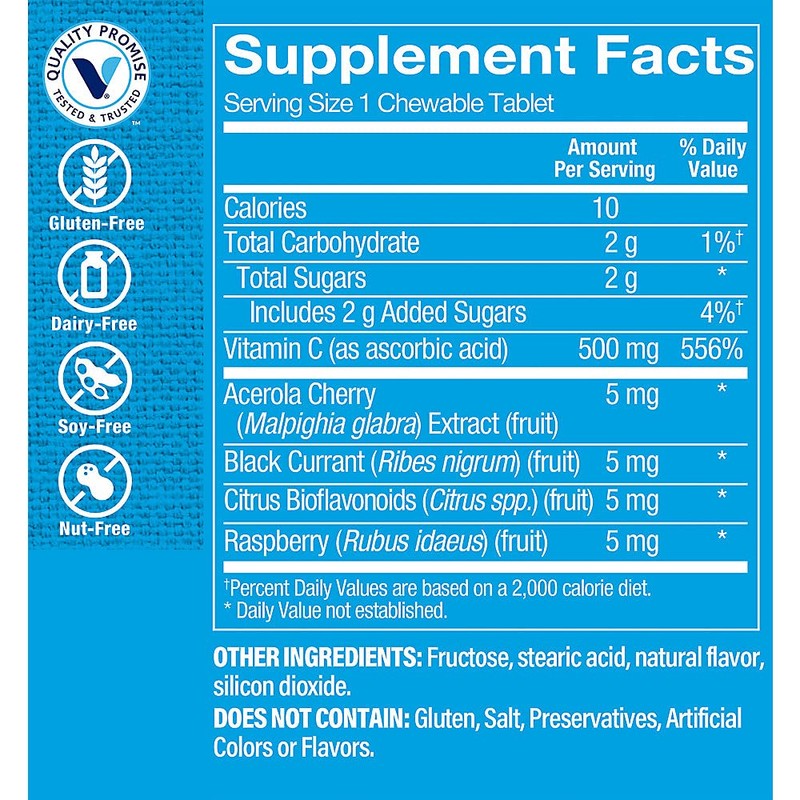 The Vitamin Shoppe Vitamin C 500 MG - Immune Support,