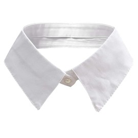 Gracelife Unique Style False Collar Peter Pan Blouse Detachable Choker Necklace Faux Collar (White 15)