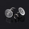 Joyhey 50 Pcs Upholstery Twist Pins Clear Heads Bed Skirt