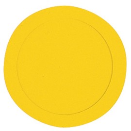 Markwort 9-Inch Rubber Poly Spots-Box of 10 (Yellow)