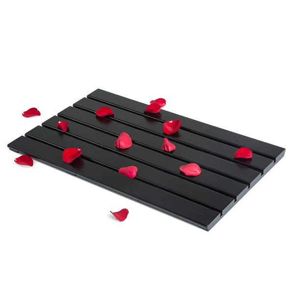 GOBAM Bamboo Bath Mat, Large, 26 x 15.8 x 1.3