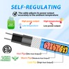 HEATIT 5JHSF 100Ft High-Efficiency Self Regulating Heat Tape Freeze Protection,