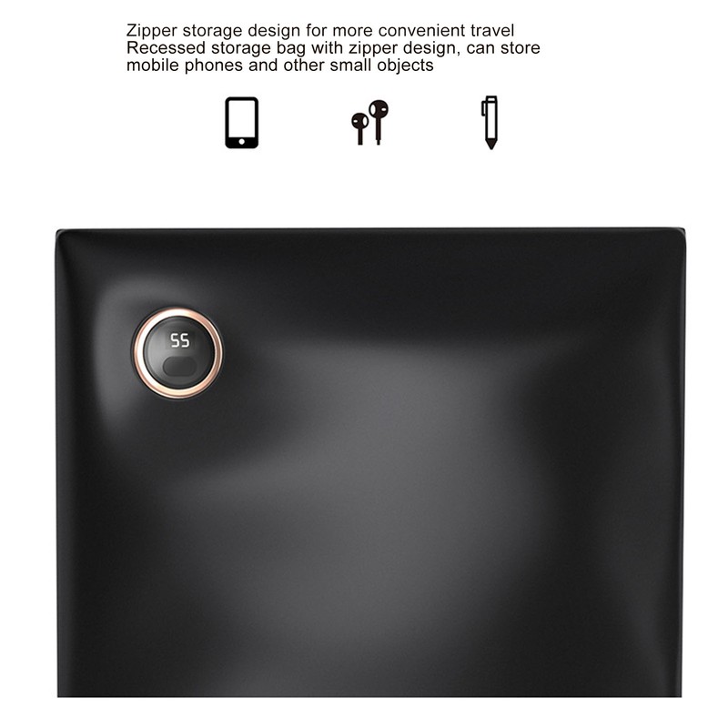 Electric Hand Warmer Pouch Foldable Pad with Shoulder Strap USB