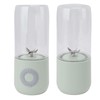 Electric USB Juicer Blender Green 6 Leaf Blades 1300mAh 500ml