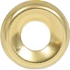 The Hillman Group 1252#10 Brass Plated Countersunk Finishing Washers, 50-Pack