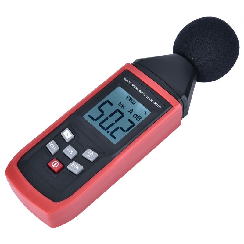 TA8151 LCD Digital Sound Level Meter Noise Detect Tester Data
