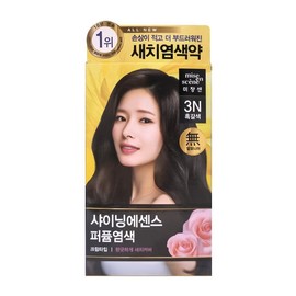 Mise-en-scène All New Shining Essence Hair Dye 3N Dark Brown 2 Pack / 미쟝센 올뉴 샤이닝 에센스 염색약 3N 흑갈색 2개팩