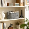Toilet Paper Storage Basket,Handmade Woven Scalloped Baskets for Bathroom Organizer