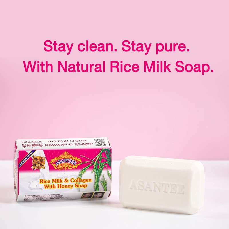 ASANTEE Rice Milk with Collagen and Honey - Luxurious Body