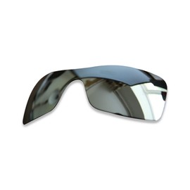 POLARLENS Polarised Replacement Lenses for Oakley Batwolf - Compatible with Oakley Batwolf Sunglasses (Silver)