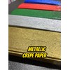 Crepe Paper Metallic 10 Rolls of 79x20 Inches ( Pascua