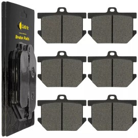 Caltric Brake Pads for Yamaha XS1100 1978 1979 1980 1981 Front Rear Motorcycle Pads