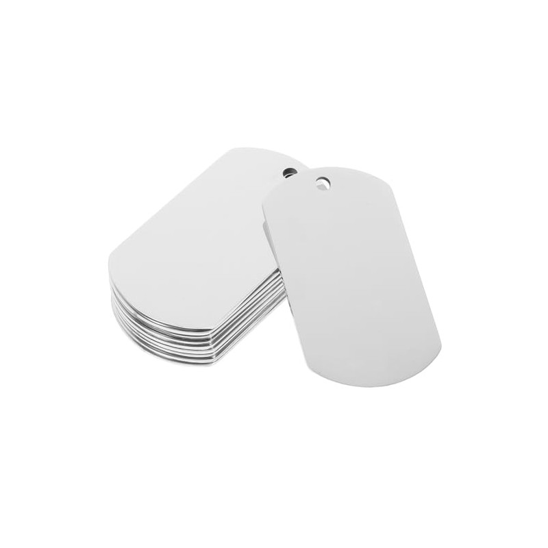 PACKOVE 10 Piezas Accesorios Personalizados para Llaveros y Colgantes Placas