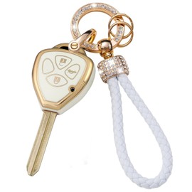 ontto TPU Car key fob cover fit for Toyota Camry Corolla 4Runner Yaris Highlander Scion iQ tC xB xD FR-S for Subaru BRZ key holder Smart case Shell keyring keychain styling accessories 3 buttons G