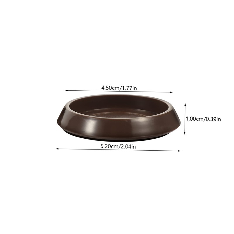 NOLITOY 10Pcs Multi Function Plastic Furniture Coasters Non Slip Chair