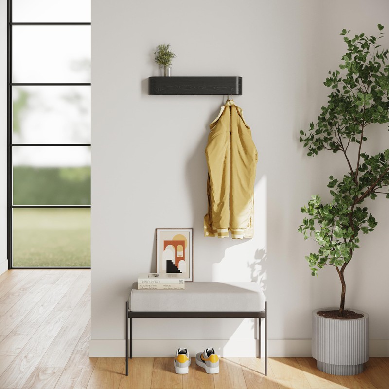 Kazai. Wall-Mounted Coat Rack 'Toke' | Modern Design Coat Rack