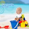 72 Pack Beach Bucket and Shovel Set 36 Mini Plastic