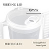 Wing Handled Beaker with Feeding Lid - Pack of 10