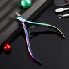 Mudder 3 Packs Cuticle Nippers Cutter Tool Stainless Steel Nail