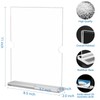 EHWINE 10 Pack Acrylic Sign Holder 8.5 x 11, Clear