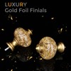 JRZOO Gold Curtain Rod for Windows 72 to 144 Inches,