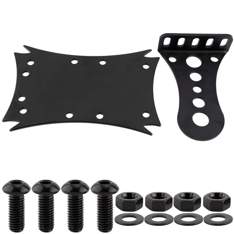 Motorcycle Retro Side Mount License Plate Tag Holder Bracket License