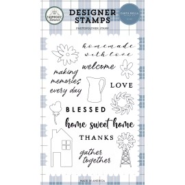 CARTA BELLA Designer Acrylic Stamps  HOMEMADE WITH LOVE