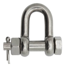 Extreme Max 3006.8351 BoatTector Stainless Steel Bolt-Type Chain Shackle - 1/2"