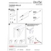 DecoProfi Thermal Blackout Blind with Clamp Support / Klemmfix, Without