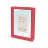やのまん(Yanoman) 木製パズルフレーム インテリアスタンドフレーム レッド (10x14.7cm) パネル 額 赤