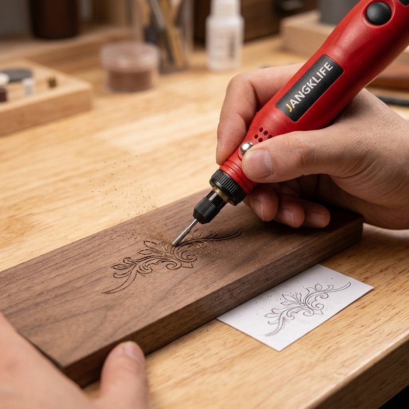 USB Cordless Rotary Tool Kit – Rechargeable Engraving Pen for