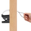 Biaungdo Gate Latch Cable Pull, Black Spring with Adjustable Door