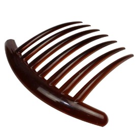 Wide Teeth Hair Comb French Twist Unbreakable Good Grip Comb Hair Side Comb Clip for Women Girls DIY Black/Coffee Hair Combs for Women Accessories Hair Comb Clips Decorative Hair Combs for Women