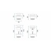 Rea Universal Click-Clack Gold Pop-Up Drain Fitting for Washbasins and