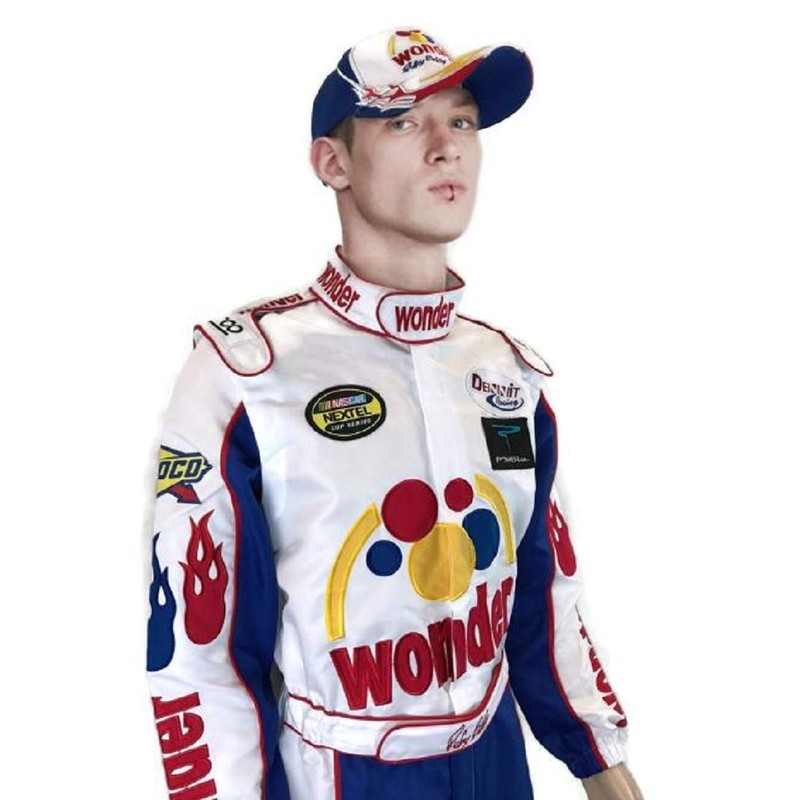 OEM Ricky Bobby Jumpsuit + Cap Full Costume Talladega Nights
