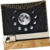 ABOOFAN 1Pc Moon Pattern Tapestry Delicate Wall Blanket for Bedroom
