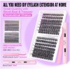 Generic Pawotence Lash Extension Kit DIY 280pcs Lash Clusters Eyelash