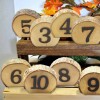 Unbranded/Generic 1-10 Wooden Table Number Rustic Party Wedding Decoration Number