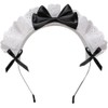 Lace Lolita Headband, Lace Bow Hair Band Maid Anime Cosplay