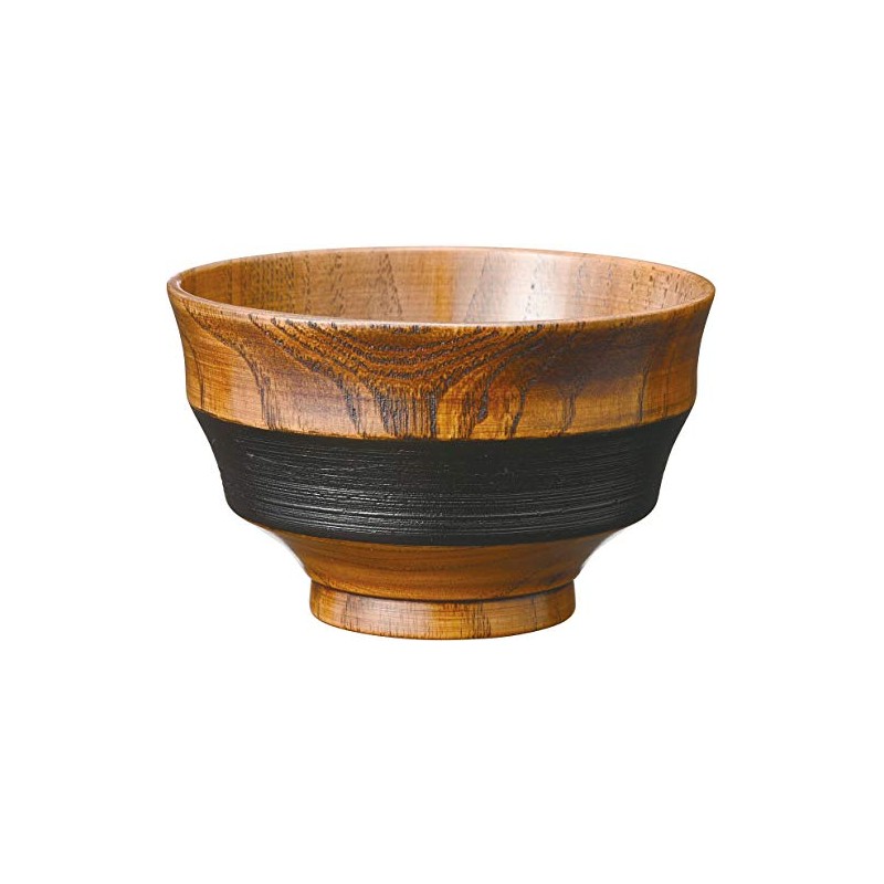 Shinzo Ase S0209 Soup Bowl Nachi Black